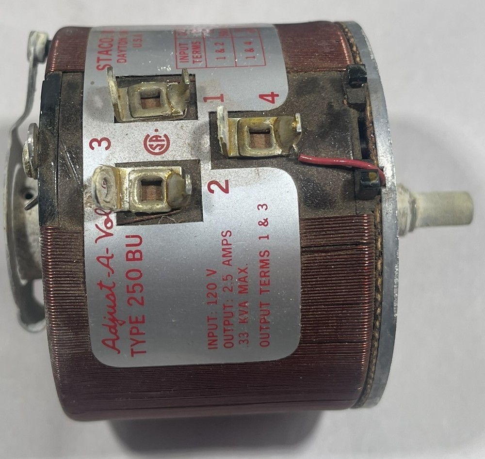 Staco Variable AC Transformer 120V Tested Verified Adjustable Output