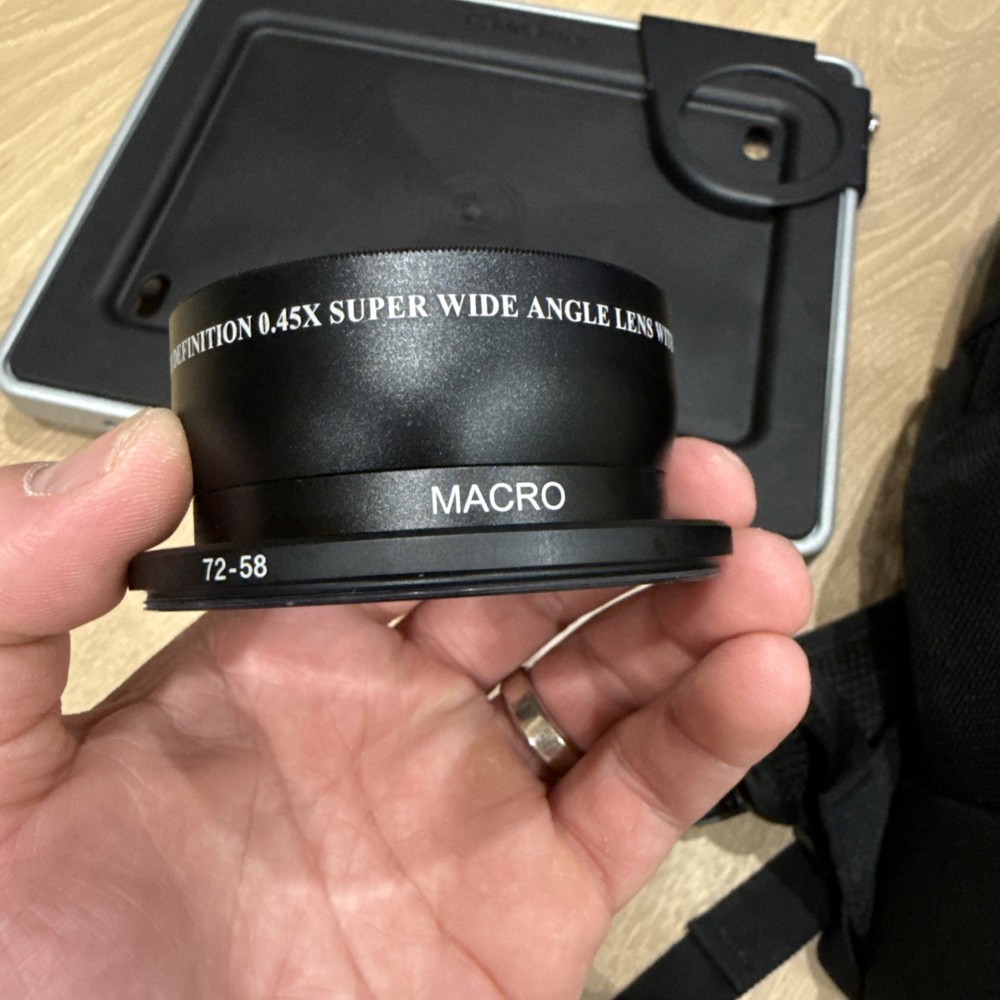 Padcaster Case Items - iPad Case Holder, Macro Wide Angle Lens And Backpack.