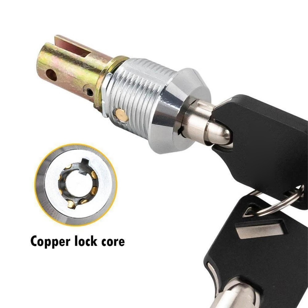Tool Chest Lock Mechanism with Keys Replacement For Cabinets Storage Boxes