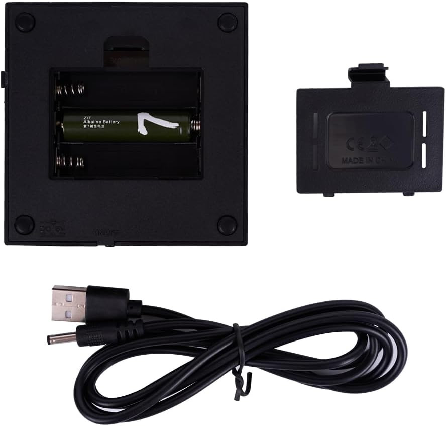 LED Multimodal Multicolor Light Stand Base - Black Square Display Base for 3D Cr