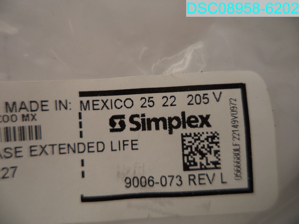 Simplex 4098-9770 Base 06501227