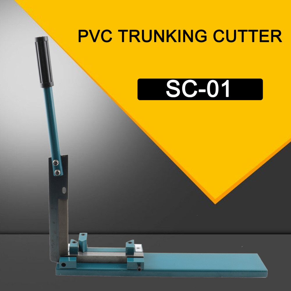 PVC Trunking Cutter Manual Wiring Duct 45°/90° Angle Adjustable Cutting Machine