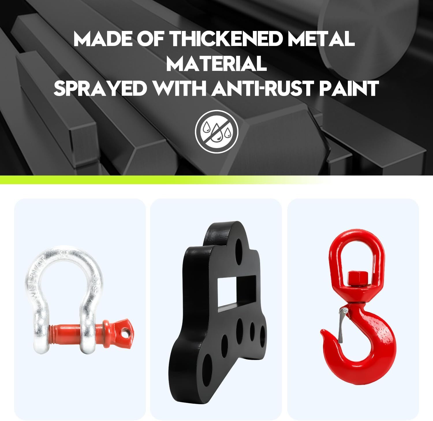 Forklift Lifting Hook,Fork Lift Attachment,Load 6600Lbs,Forklift Lifting Hoist