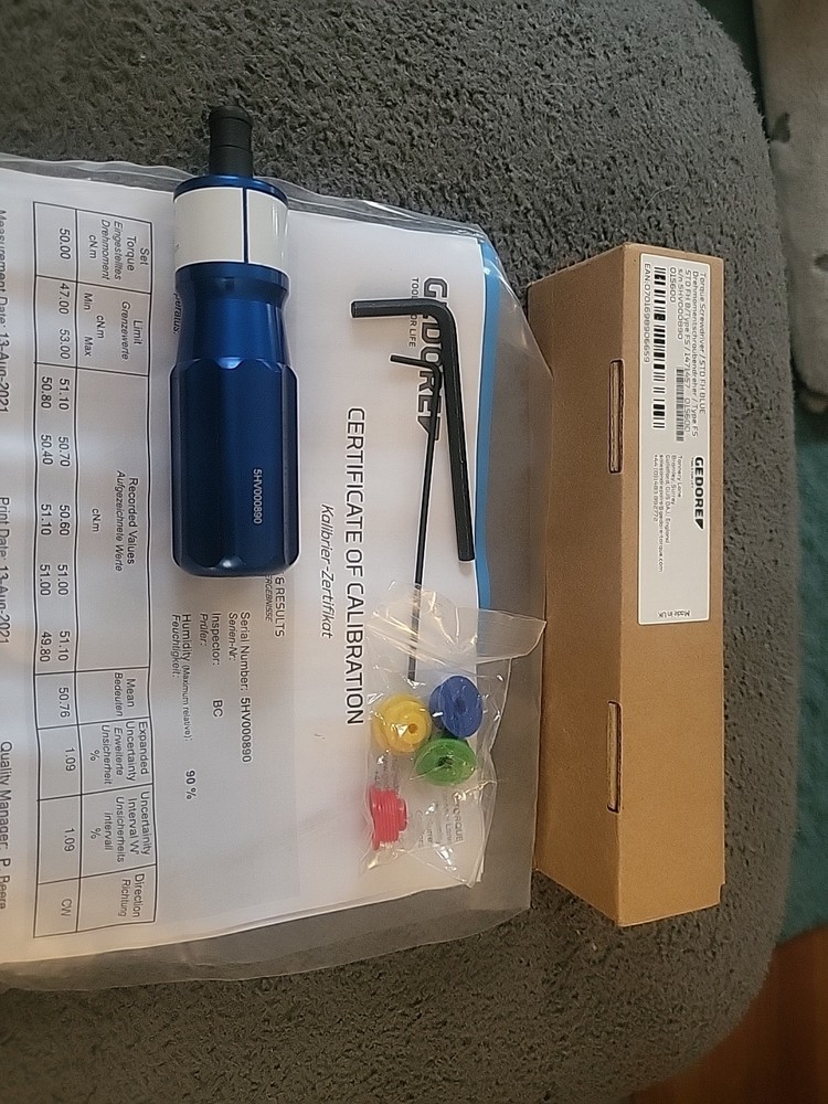 GEDORE STD Fh Blue  Torque Screwdriver