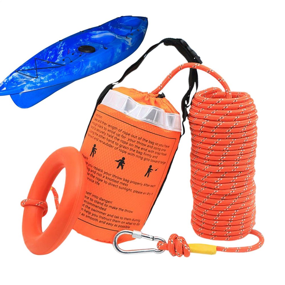 Boat Throwable Flotation Device High Buoyancy Boat Throw Cushion With Straps