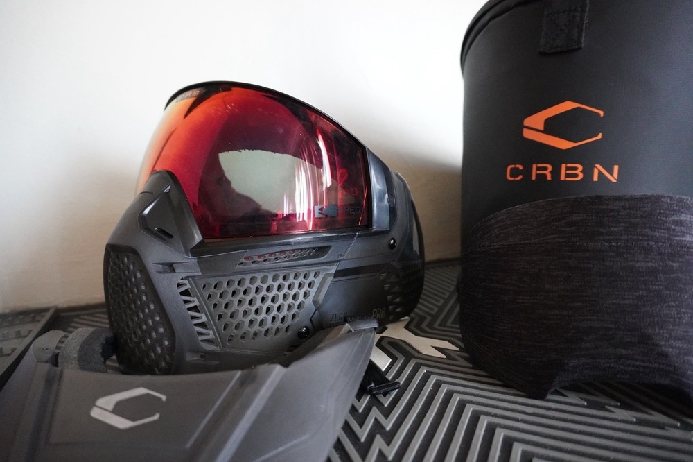 Carbon CRBN Zero Pro Paintball Mask (Less Coverage) - Smoke
