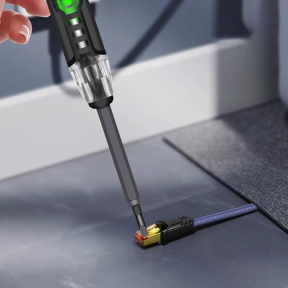 Multifunctional Electric Screwdriver with Circuit Test and Detection Features
