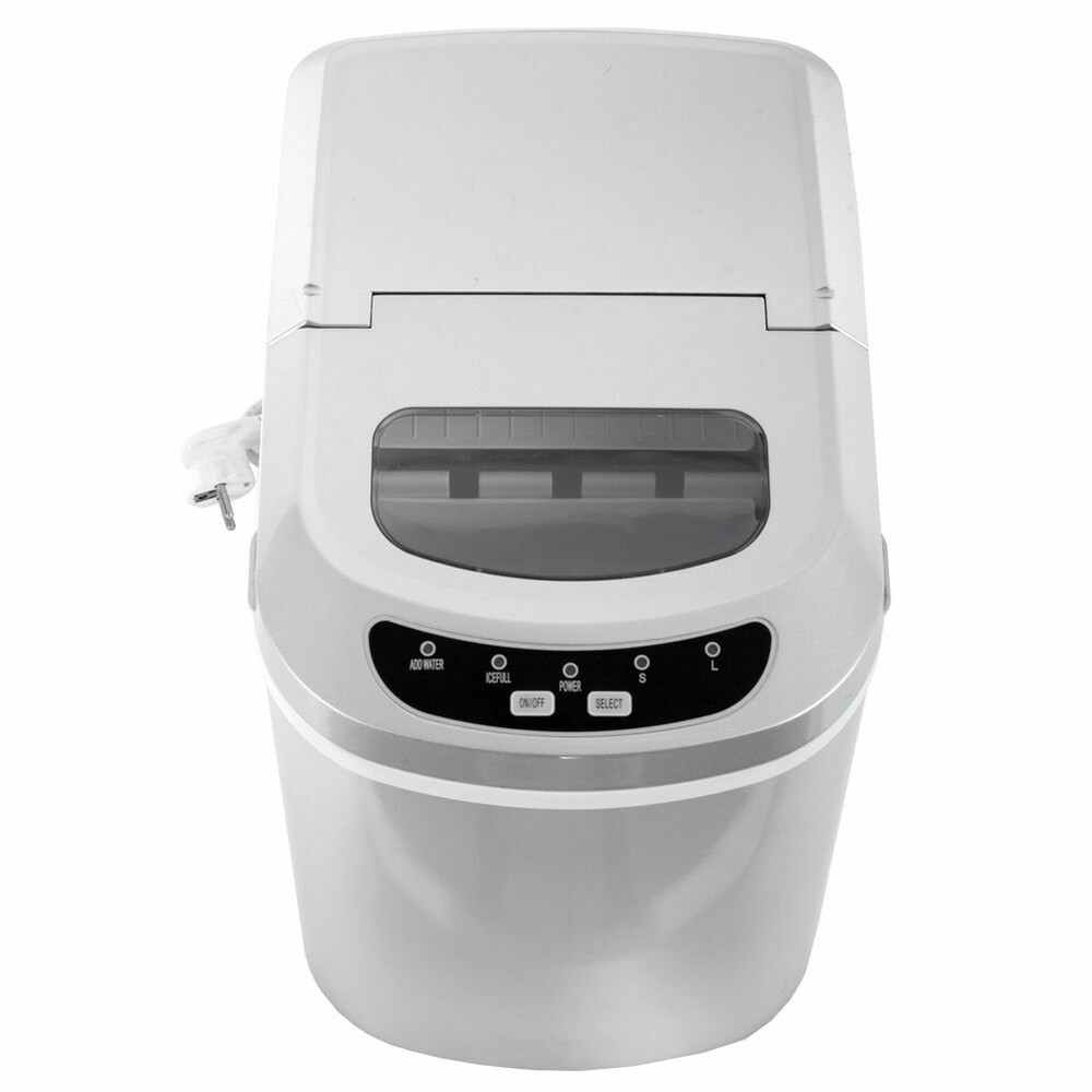 220V Countertop Ice Maker Portable Ice Machine Compact Mini Chip Maker Nugget