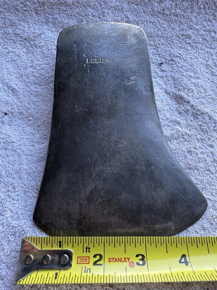 Vintage ECLIPSE Made by Plumb Single Bit Axe Head 3lb. 13oz.
