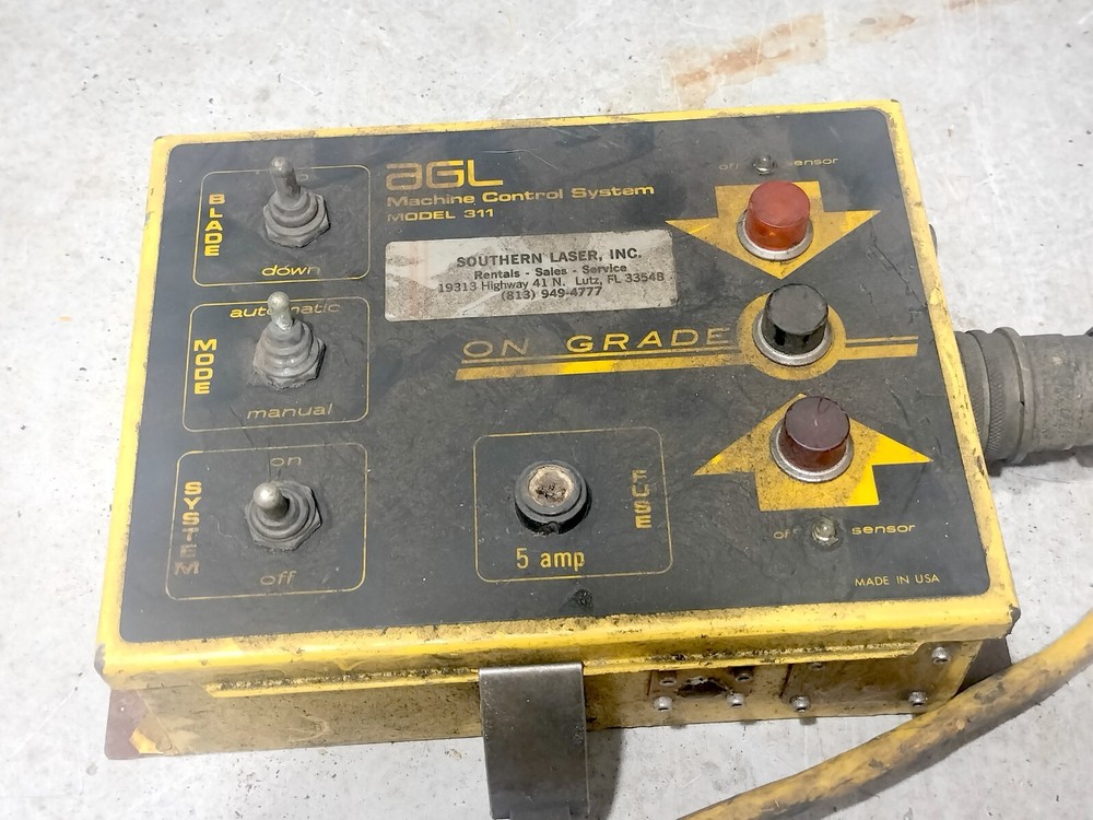 MCS AGL 311 Machine Control System Box Controller Laser Backhoe Dozer