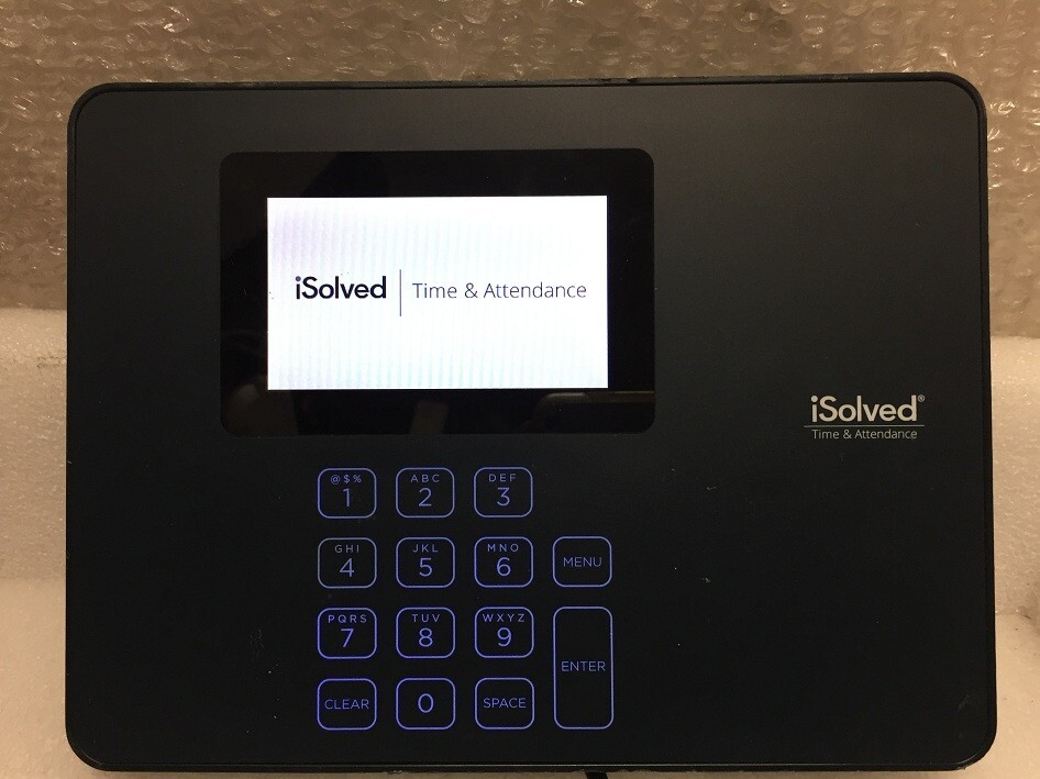 iSolved TIMECLOCKS Time & Attendance { UNTESTED }