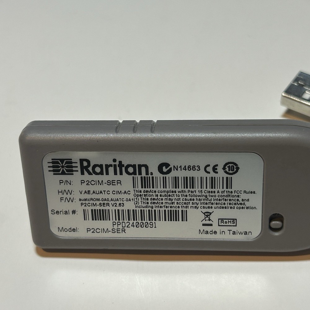 Raritan Interface Module Model P2CIM-SER