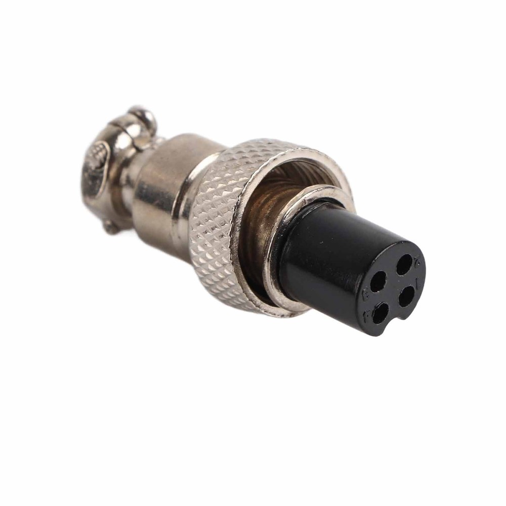 10Set GX12 12mm/0.47" Panel Mounting Metal Aviation Connector Plug Socket