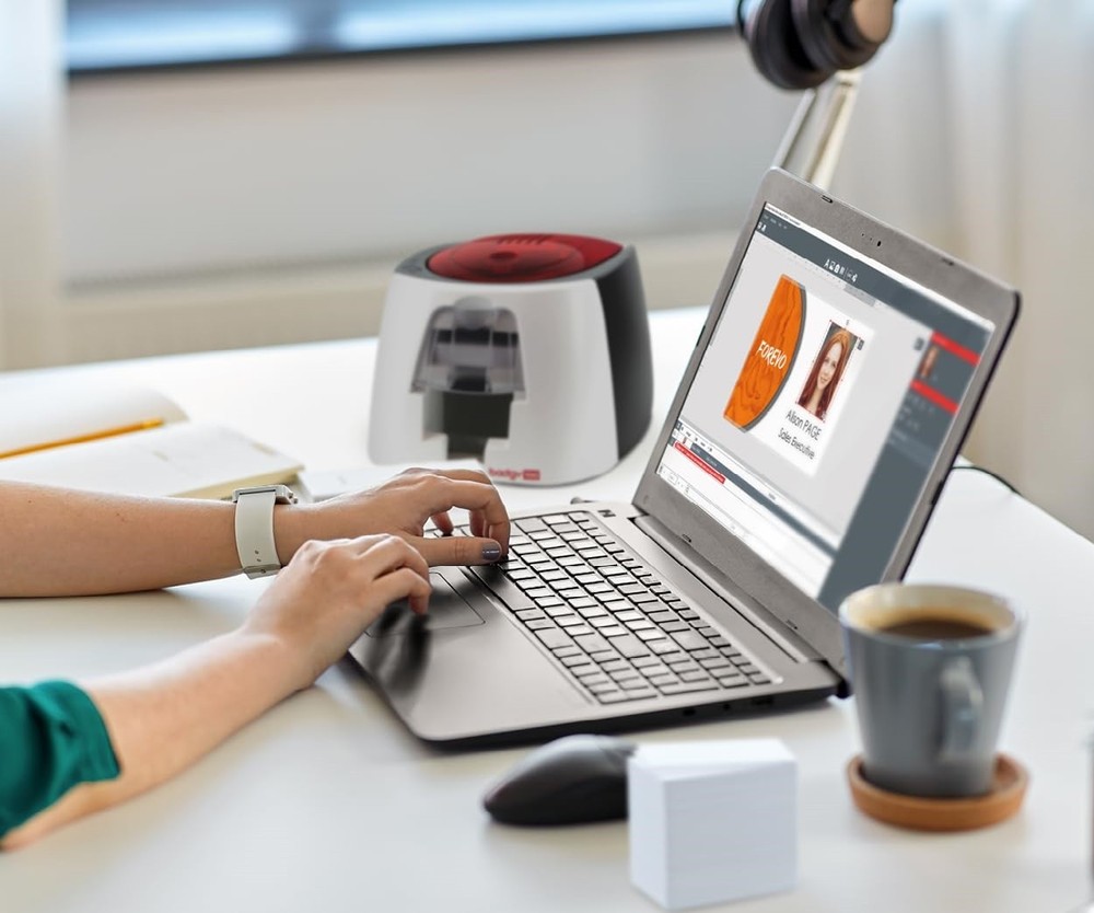 Evolis Badgy200 Single Sided Dye Thermal Transfer Printer