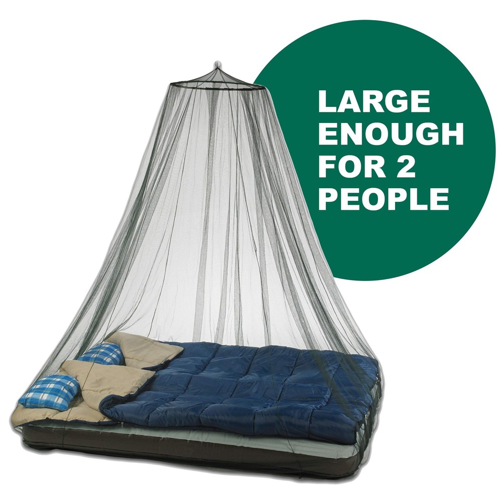 Double Circular Bed Mosquito Net Treated with Insect Shield Permethrin Bug Repel