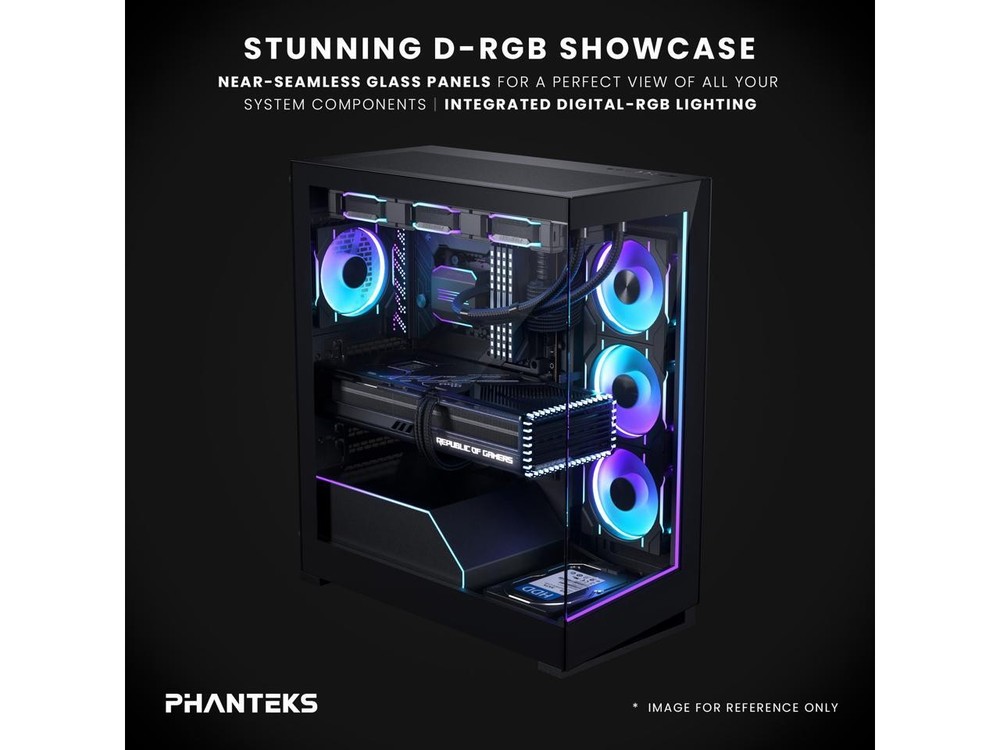 Phanteks NV5S, Showcase Mid-Tower ATX Chassis, High Airflow Performance, Integra