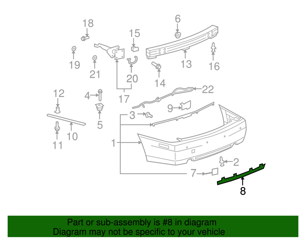 Genuine GM Insert Panel 15891223