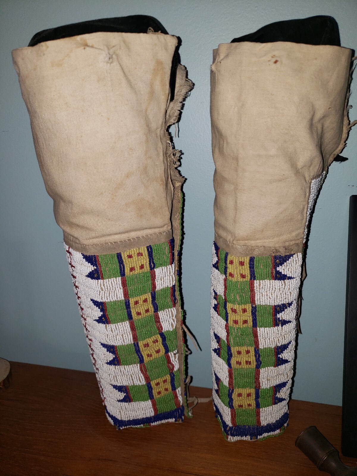 Lakota Sioux Plains Indian Beaded Leggings 1885