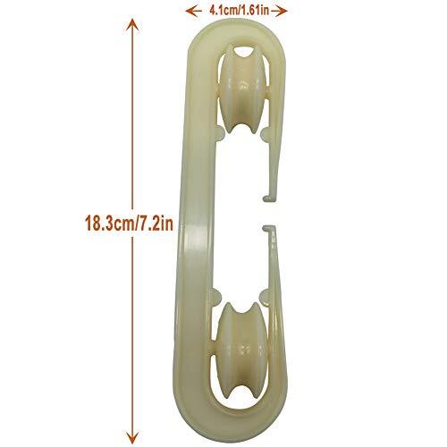 Plastic Aluminum Clothesline Separator Spreader Pulley Clothesline Pull
