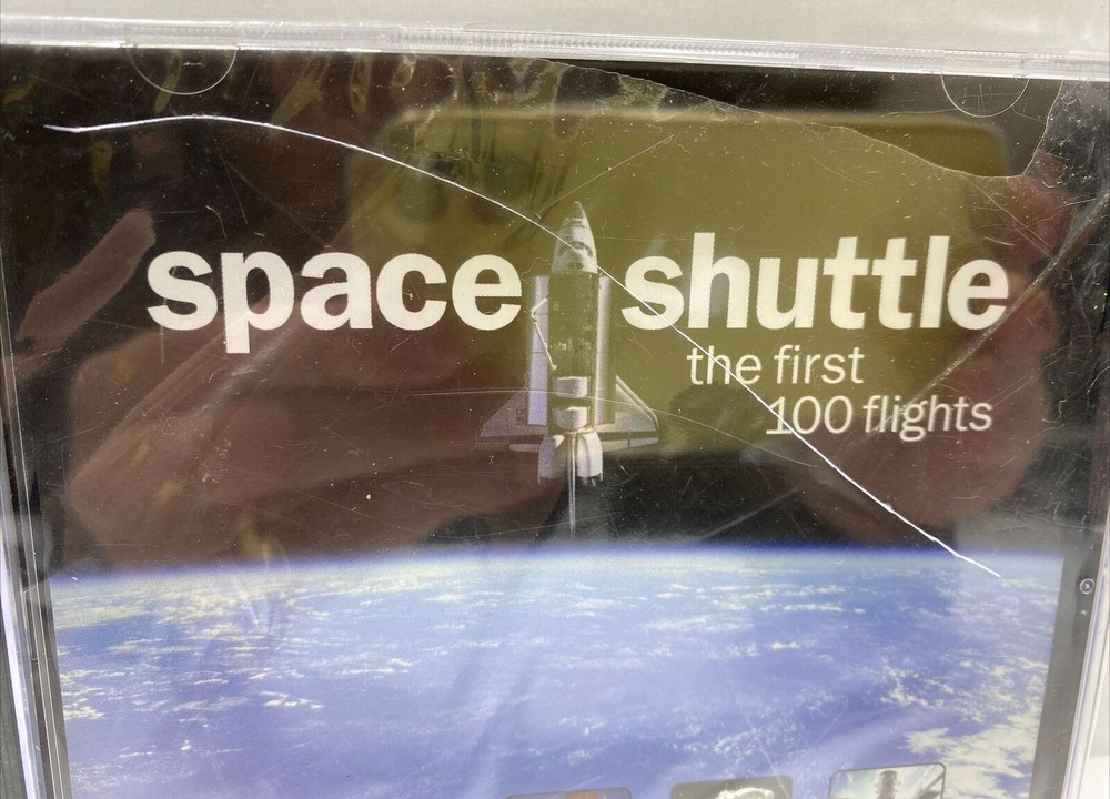 SPACE SHUTTLE THE FIRST 100TH FLIGHTS SEALED OBSOLETE & HTF COMPUTER DISC CD-ROM
