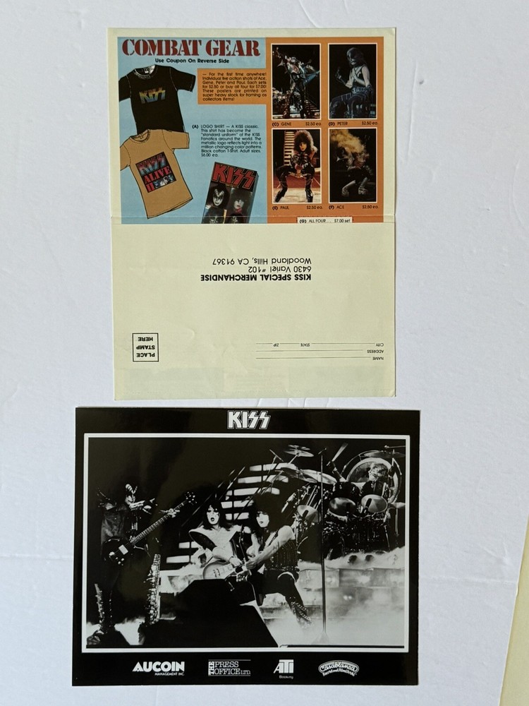 KISS ALIVE II PRESS KIT ORIGINAL 1978