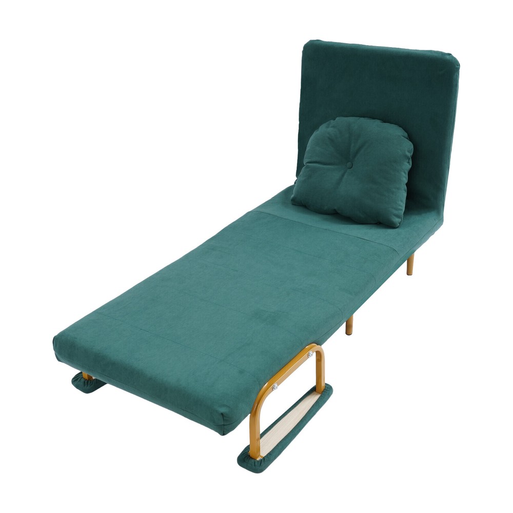 Convertible Sofa Bed with Adjtable Backrest and Stylish Design US~