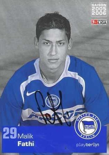 AK 883 Malik Fathi Hertha BSC Berlin