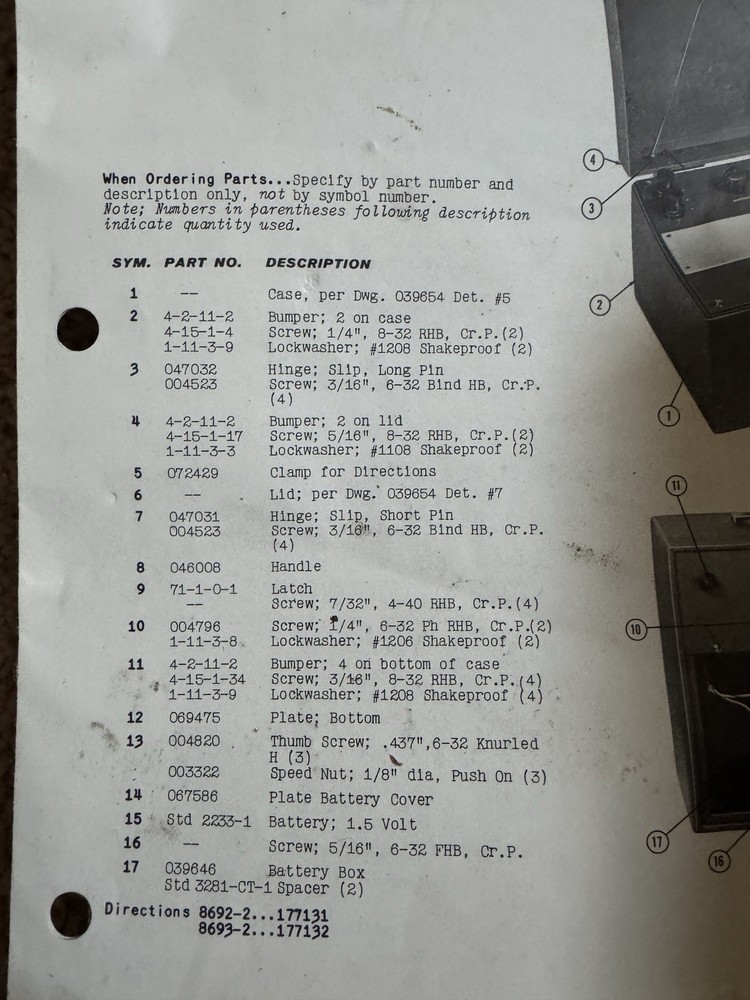 LEEDS & NORTHRUP 8693-2 TEMPERATURE POTENTIOMETER
