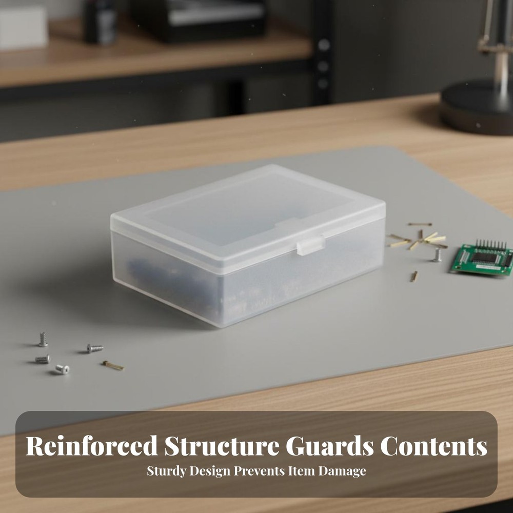 Rectangular Transparent Box Thickened Material Frosted Plastic Box Multipurpose