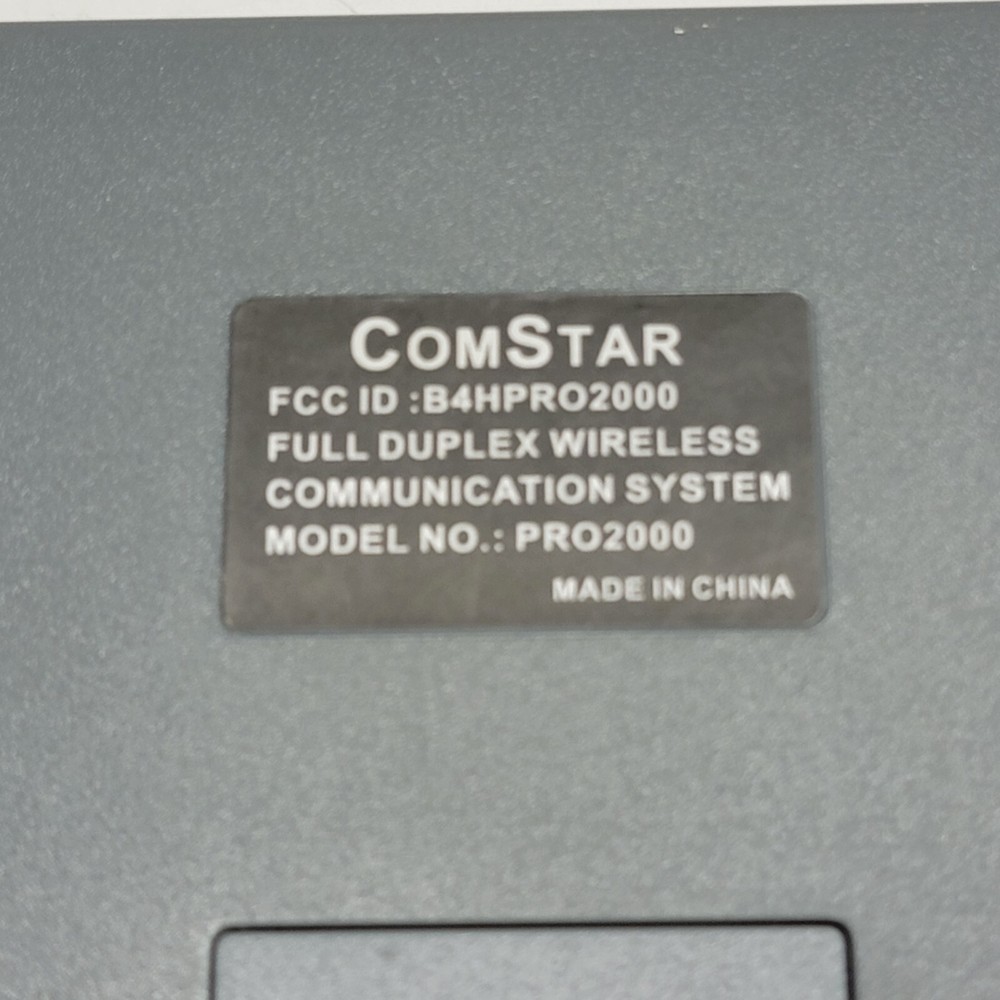 EXCELLENT CONDITION !!! - ComStar PRO2000 Eartec Full Duplex Wireless Intercom