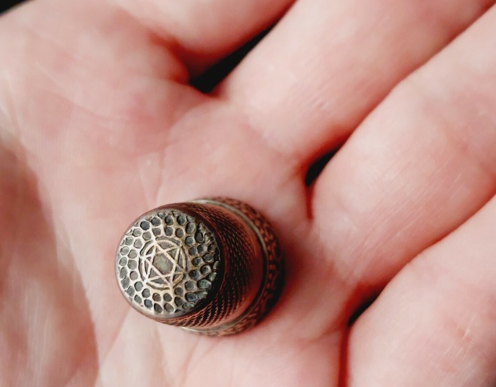 Vintage Sterling Silver 925 thimble Hallmarked