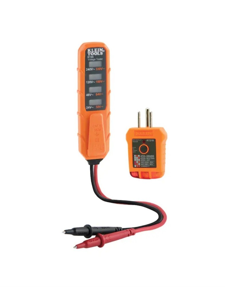 Klein Tools ET40VP Digital AC/DC Voltage and GFCI Receptacle Electrical