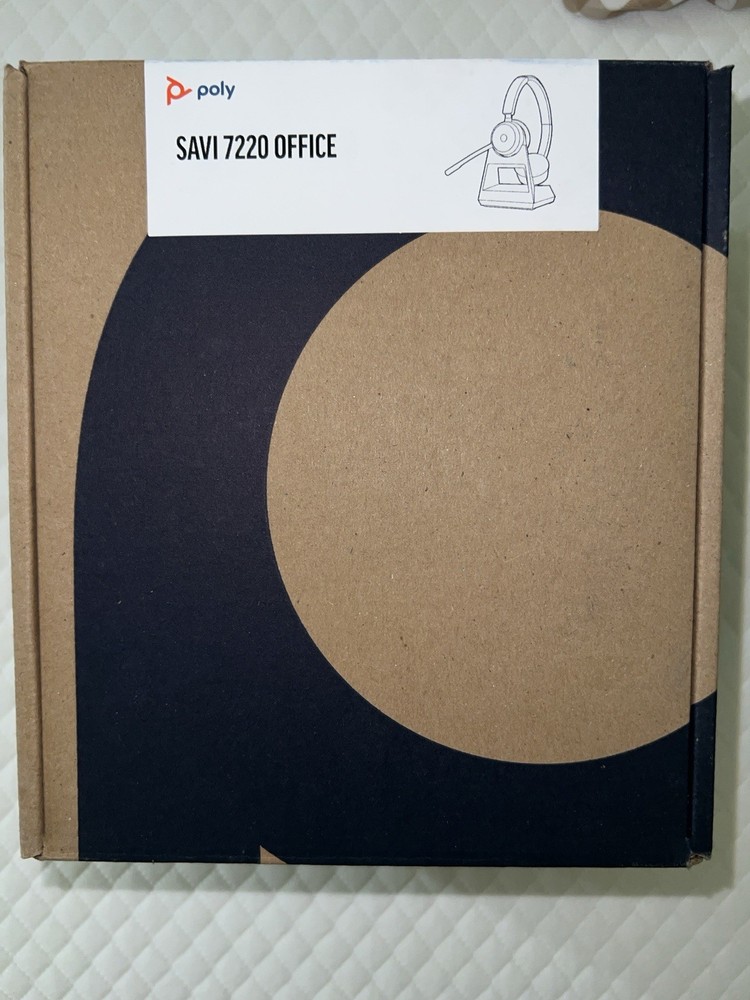 Poly Savi 7220 Office Black Wireless Headset