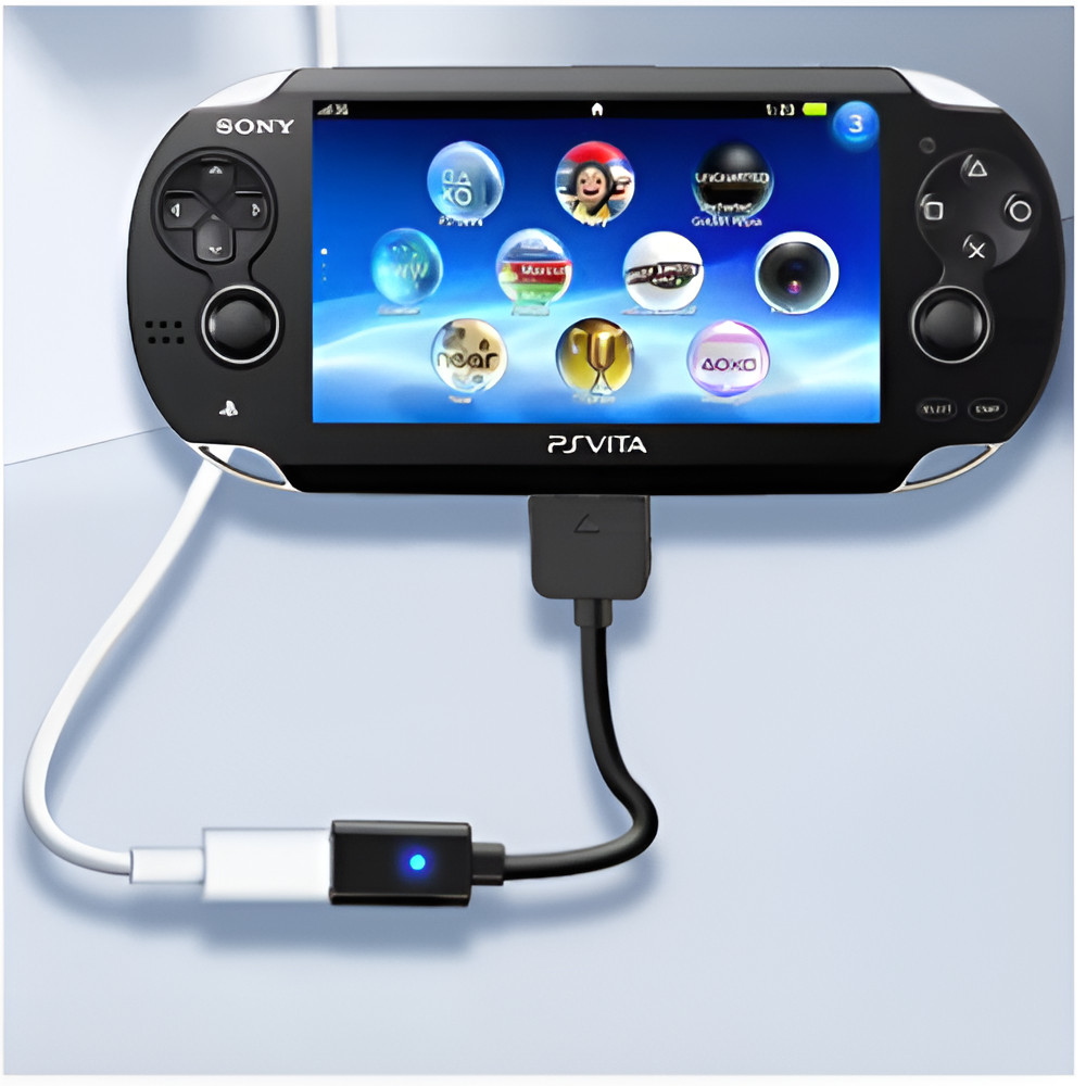 USB C Cable for Playstation Vita 1000 Controller Charging Adapter Type C LED