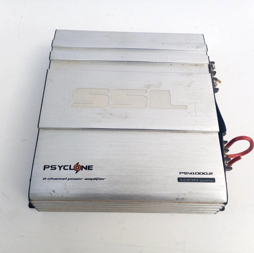 *UNTESTED* SSL PSYCLONE PSY1000.2 AMPLIFIER 2 CHANNEL CAR AMP RECEIVER 1000W ^