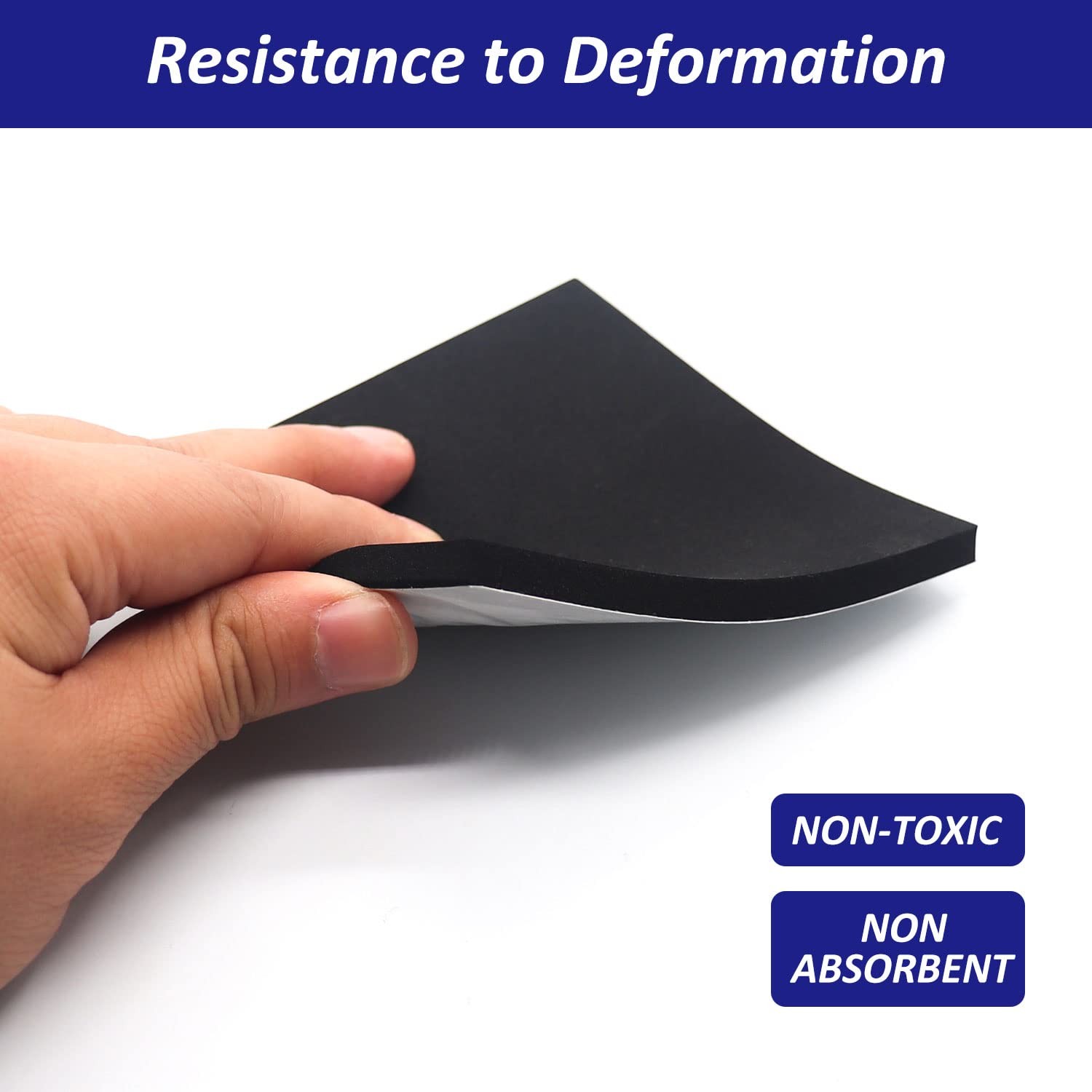 Foam Padding Sheets with Adhesive Backing - 1/4" Thick Self Stick Neoprene In...