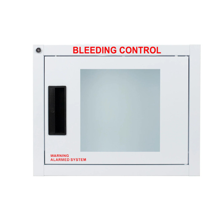 Cubix Safety Basic Compact Bleeding Control Wall Cabinet with Window and Alarm