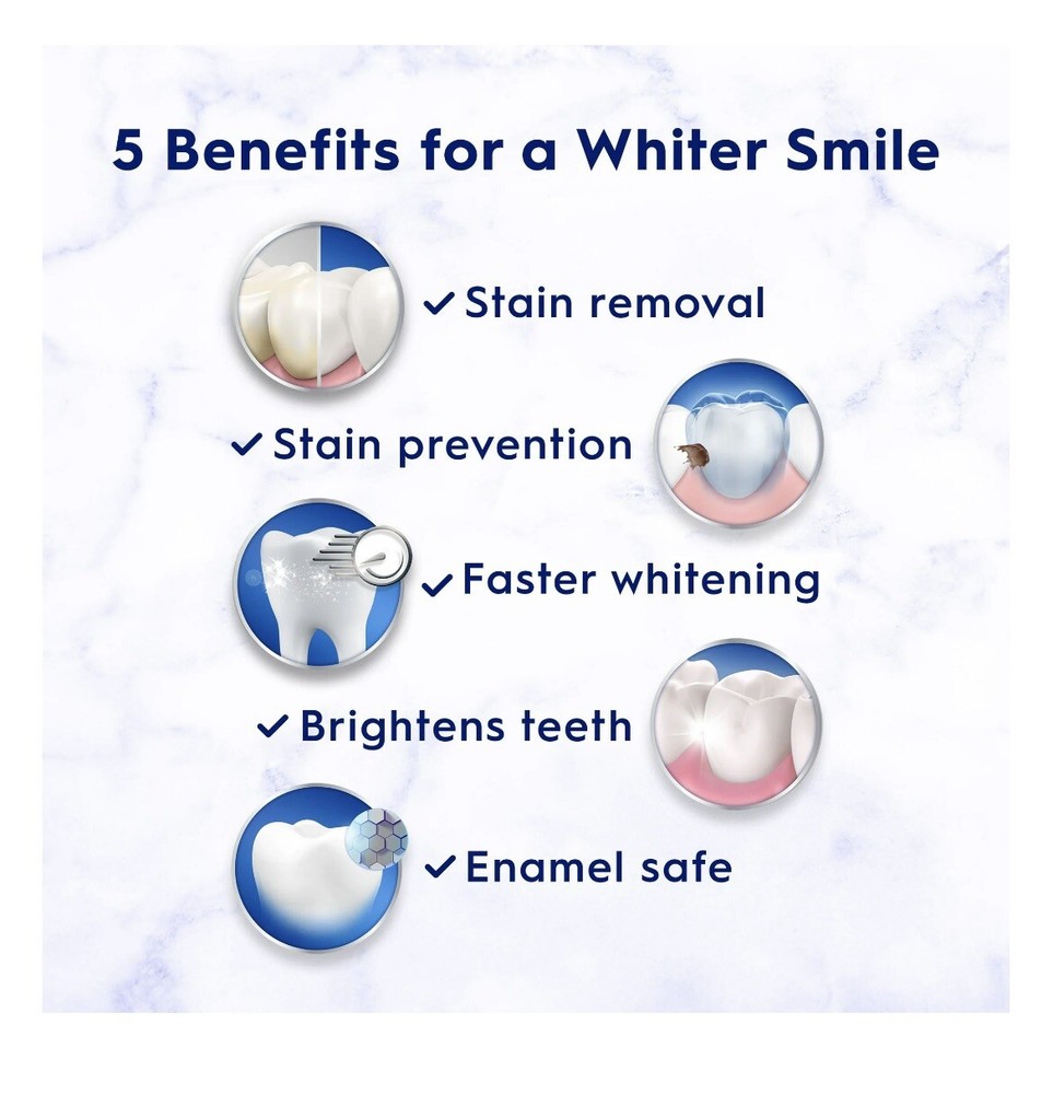 Crest 3D-White Fluoride Toothpaste Brilliance Vibrant Peppermint 2.4oz