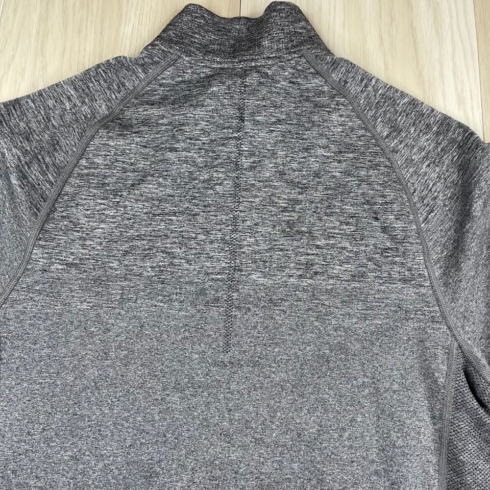 Lululemon Mens Gray Engineered Warmth Full Zip Performance Track Jacket Size S