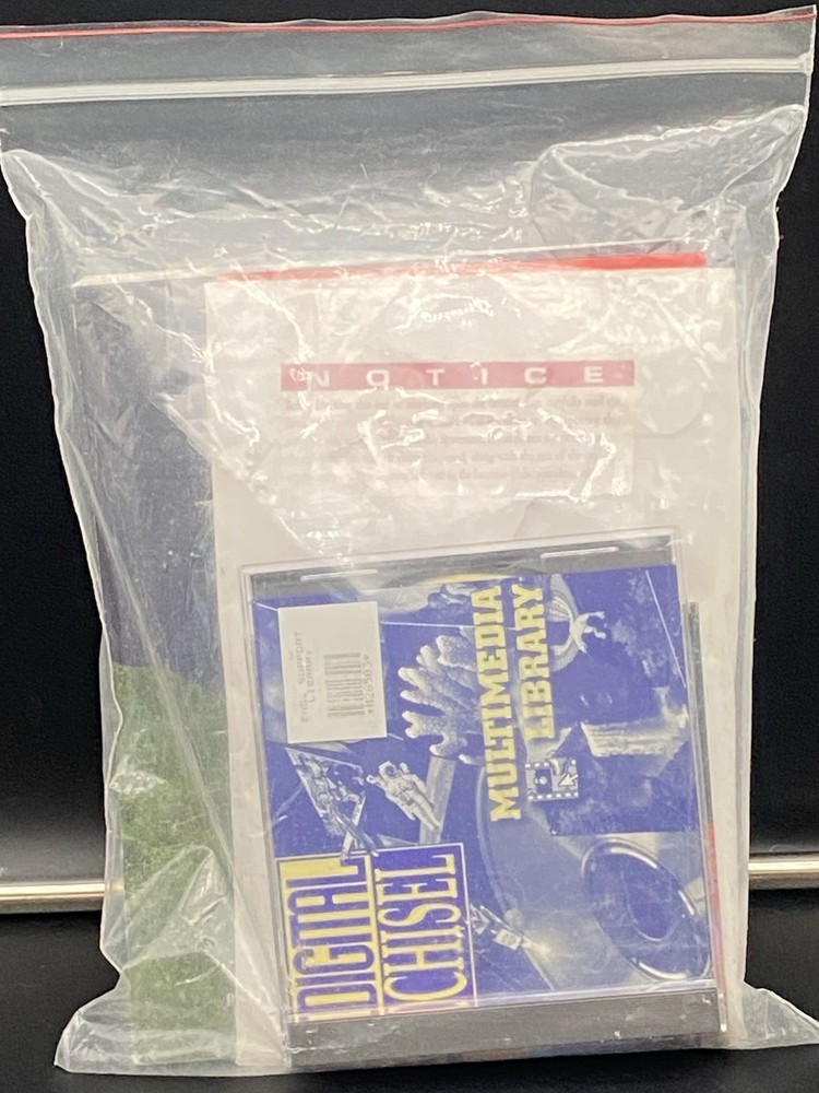 Vtg Digital Chisel CompuServe Pierian Spring Floppy CD Rom Mac 1995 Software