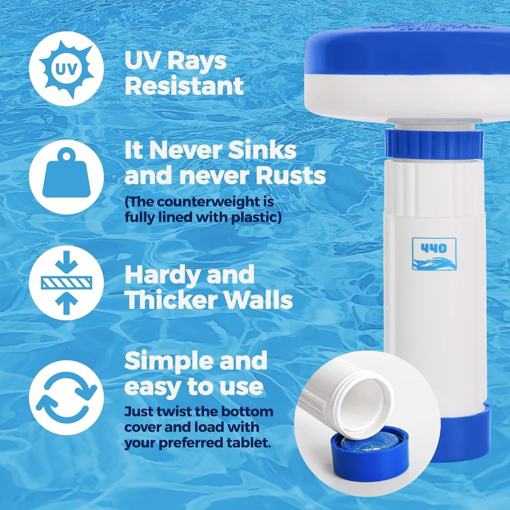 Adjustable Pool Chlorine/Bromine Floater