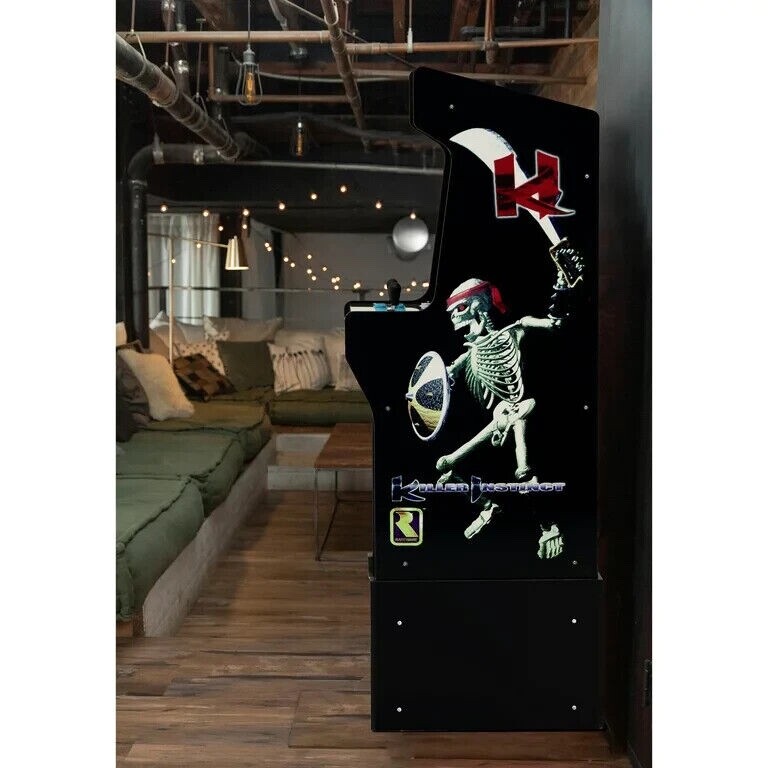 Arcade1Up Killer Instinct Wifi Arcade Video Games Machine Cabinet Riser Stool
