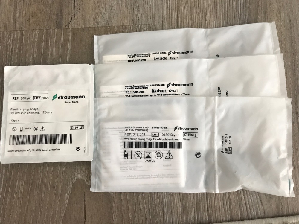 Straumann Plastic coping, Bridge, For WN solid Abutments, h 7.0mm