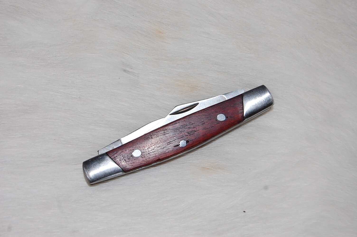 2.5" Folding 2 Blade Pocket Pen Knife Beautiful Pakawood Handles NEW 211144