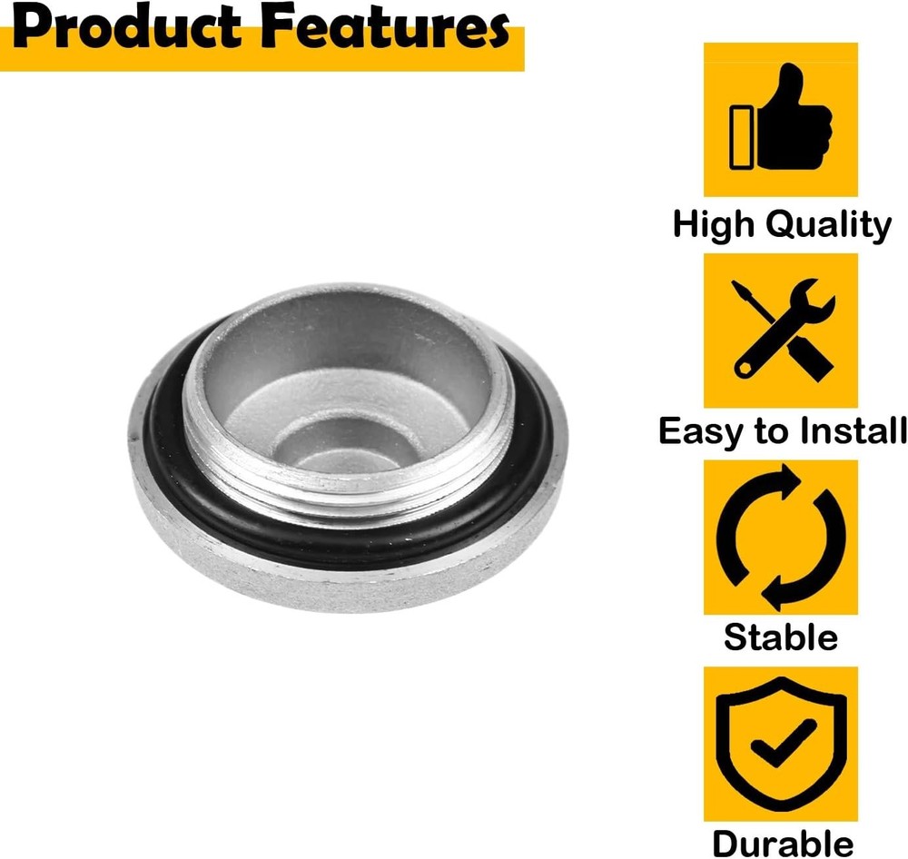 Engine Valve Tappet Adjustment Cover, Front/Rear Differential Gear Case Cap Comp