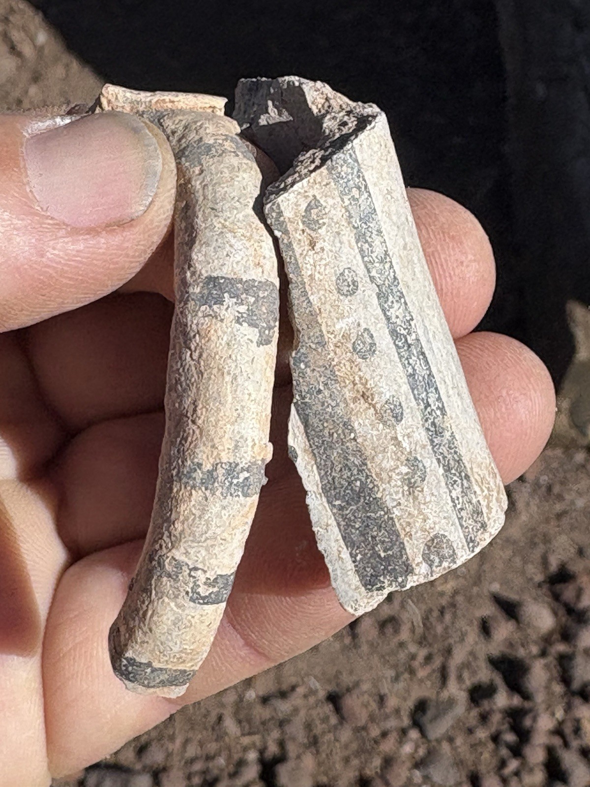 ☘️RR⚒: 10 Anasazi Pottery Shards, Handles/Ladle PCS, NE AZ.