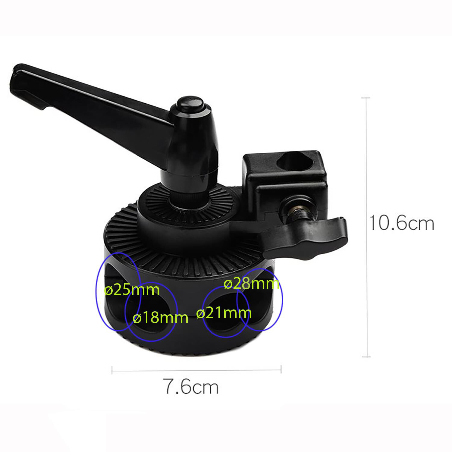 US 174cm Reflector Holder Crossbar PRO Studio Swivel Head Reflector Disc Arm