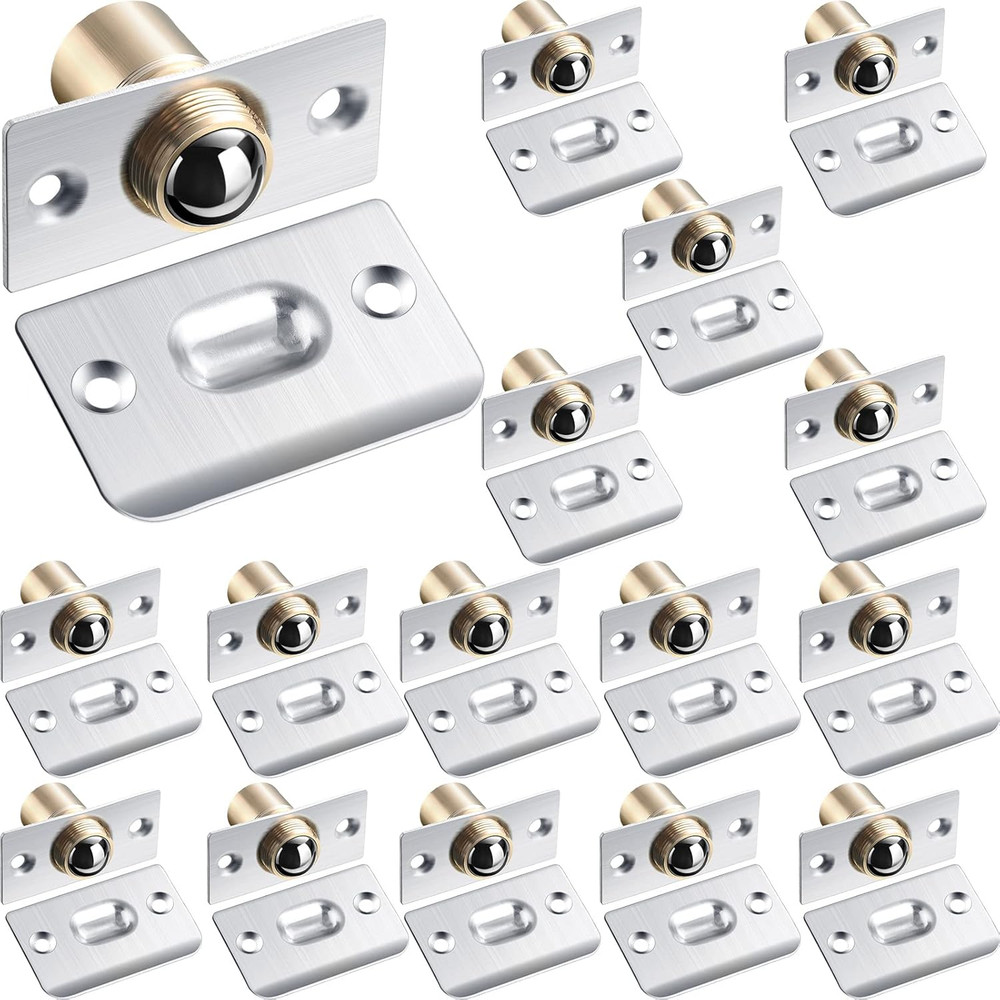 Adjustable Stainless Steel Ball Catch Hardware - 16 Pack