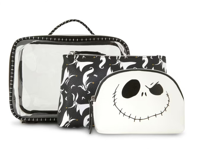 Primark Disney NBC Nightmare Before Christmas 3-Pack Cosmetic Travel Bags NWT