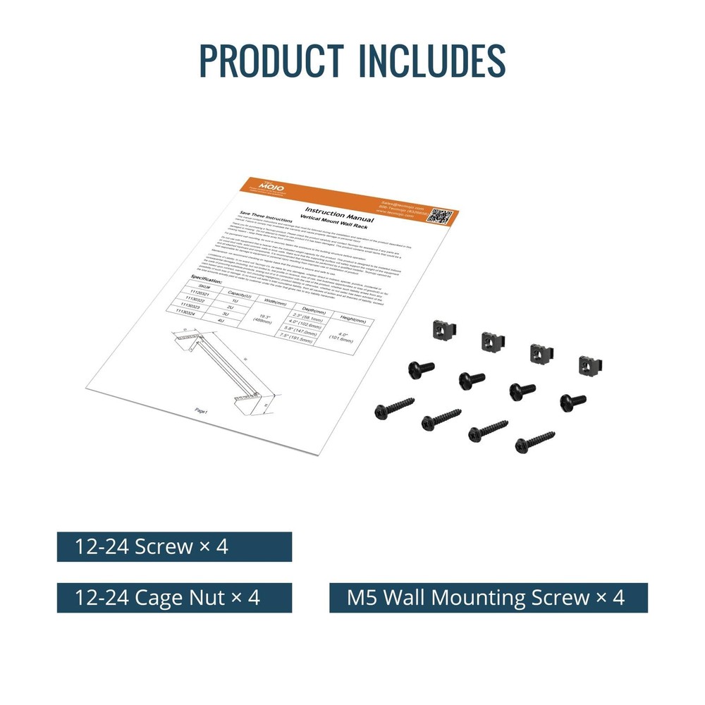 1U 19-Inch Foldable Vertical Rack Wall Mountable Patch Panel Bracket Server